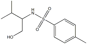 3-Methyl-2-[(4-methylphenylsulfonyl)amino]-1-butanol Struktur