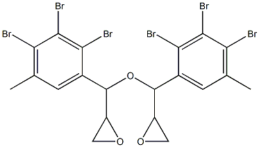 2,3,4-Tribromo-5-methylphenylglycidyl ether Struktur