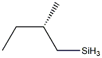 (S)-2-Methyl-1-silylbutane Struktur