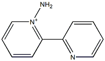 1-Amino-2-(2-pyridyl)pyridinium Struktur