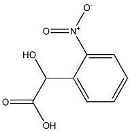 (-)-o-Nitro-D-mandelic acid Struktur