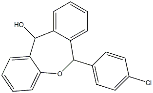 6-(4-Chlorophenyl)-6,11-dihydrodibenz[b,e]oxepin-11-ol Struktur