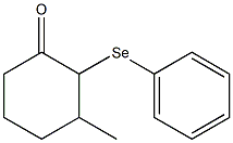 3-Methyl-2-phenylselenocyclohexanone Struktur