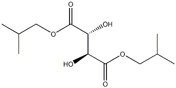 meso-Tartaric acid diisobutyl ester Struktur