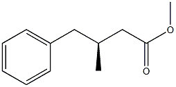 (3S)-3-Methyl-4-phenylbutanoic acid methyl ester Struktur