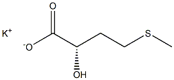 (S)-2-Hydroxy-4-(methylthio)butanoic acid potassium salt Struktur