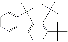 2-(2,3-Di-tert-butylphenyl)-2-phenylpropane Struktur