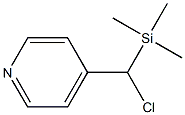 4-[(Trimethylsilyl)chloromethyl]pyridine Struktur