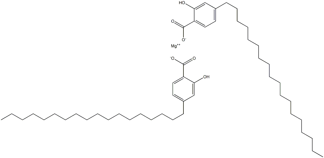 Bis(4-octadecylsalicylic acid)magnesium salt Struktur