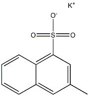 3-Methyl-1-naphthalenesulfonic acid potassium salt Struktur