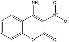 4-Amino-3-nitro-2H-1-benzopyran-2-one Struktur