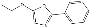 5-Ethoxy-2-phenyloxazole Struktur