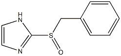 2-Benzylsulfinyl-1H-imidazole Struktur