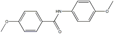 N-(4-Methoxyphenyl)-4-methoxybenzamide Struktur