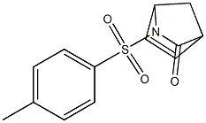 2-Tosyl-2-azabicyclo[2.2.1]hept-5-en-3-one Struktur