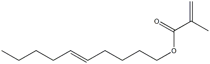 Methacrylic acid (5-decenyl) ester Struktur