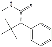 [S,(+)]-N,3,3-Trimethyl-2-phenylthiobutyramide Struktur