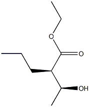 (2R,3S)-3-Hydroxy-2-propylbutyric acid ethyl ester Struktur