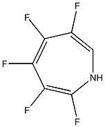 2,3,4,5,6-Pentafluoro-1H-azepine Struktur