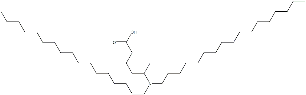 5-(Diheptadecylamino)hexanoic acid Struktur