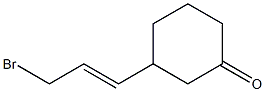 3-[(E)-3-Bromo-1-propenyl]cyclohexan-1-one Struktur