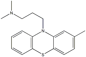 10-[3-(Dimethylamino)propyl]-2-methyl-10H-phenothiazine Struktur