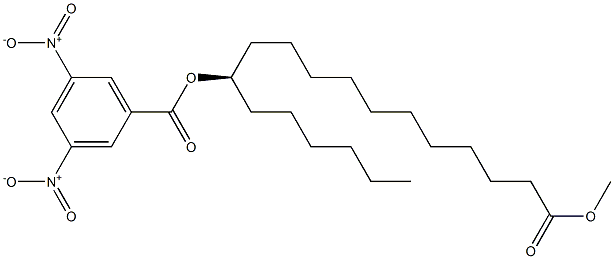 [R,(-)]-12-(3,5-Dinitrobenzoyloxy)stearic acid methyl ester Struktur