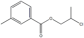 3-Methylbenzenecarboxylic acid 2-chloropropyl ester Struktur