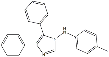 1-(p-Methylphenylamino)-4,5-diphenyl-1H-imidazole Struktur