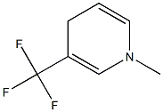 1-Methyl-3-(trifluoromethyl)-1,4-dihydropyridine Struktur