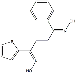 1-(2-Thienyl)-4-phenylbutane-1,4-dione dioxime Struktur