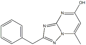 2-Benzyl-7-methyl[1,2,4]triazolo[1,5-a]pyrimidin-5-ol Struktur