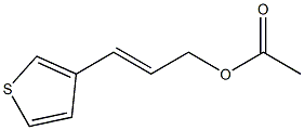 3-(3-Acetoxy-1-propenyl)thiophene Struktur