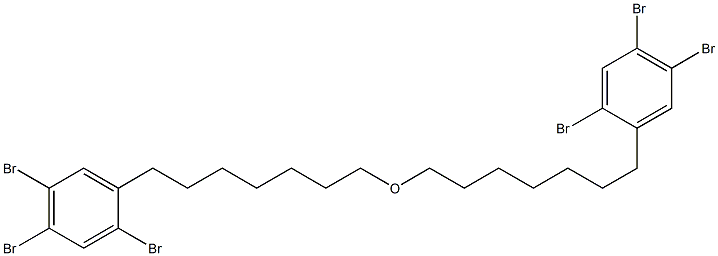 2,4,5-Tribromophenylheptyl ether Struktur