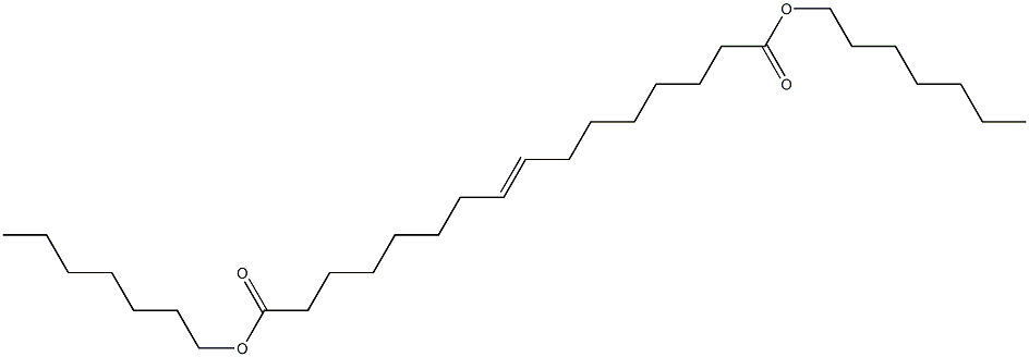 8-Hexadecenedioic acid diheptyl ester Struktur