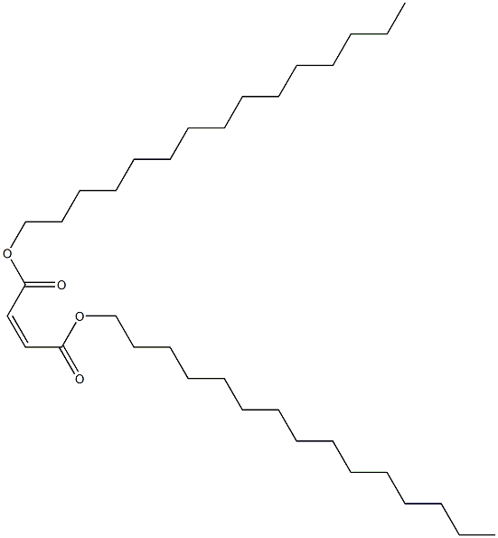 Maleic acid dipentadecyl ester Struktur