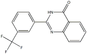 2-[3-(Trifluoromethyl)phenyl]quinazolin-4(3H)-one Struktur