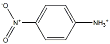 p-Nitroanilinium Struktur