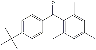 4-tert-Butyl-2',4',6'-trimethylbenzophenone Struktur