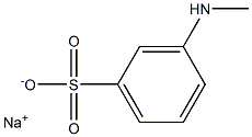 m-Methylaminobenzenesulfonic acid sodium salt Struktur