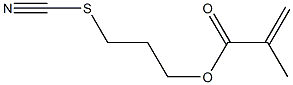 Methacrylic acid 3-thiocyanatopropyl ester Struktur