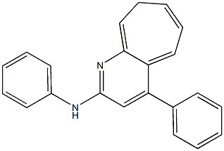 N,4-Diphenyl-8H-cyclohepta[b]pyridin-2-amine Struktur