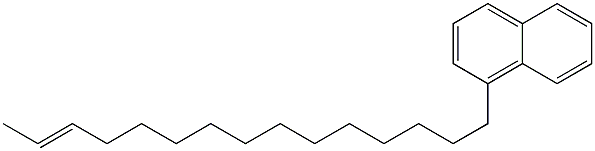 1-(13-Pentadecenyl)naphthalene Struktur