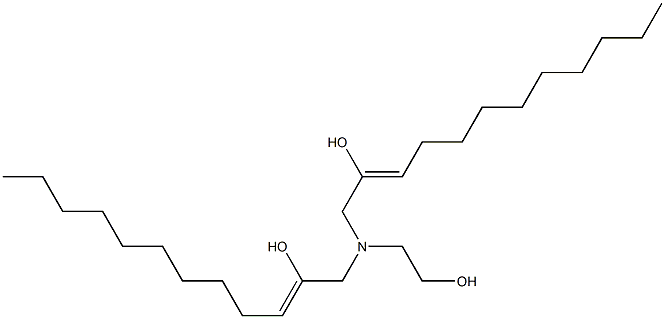 1,1'-[(2-Hydroxyethyl)imino]bis(2-dodecen-2-ol) Struktur