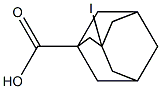 3-Iodo-1-adamantanecarboxylic acid Struktur