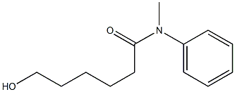 6-Hydroxy-N-methyl-N-phenylhexanamide Struktur