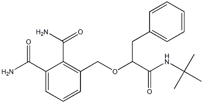 N-tert-Butyl-3-phenyl-2-(phthaloylamino)-3-methoxypropanamide Struktur