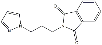 2-[3-(1H-Pyrazol-1-yl)propyl]-2H-isoindole-1,3-dione Struktur