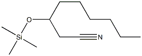 3-(Trimethylsilyloxy)nonanenitrile Struktur