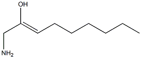 1-Amino-2-nonen-2-ol Struktur